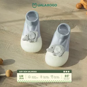 Giày bún tập đi cho bé Ualarogo đế Silicone mềm dẻo chống trượt an toàn bảo vệ ngón thoáng khí 5648