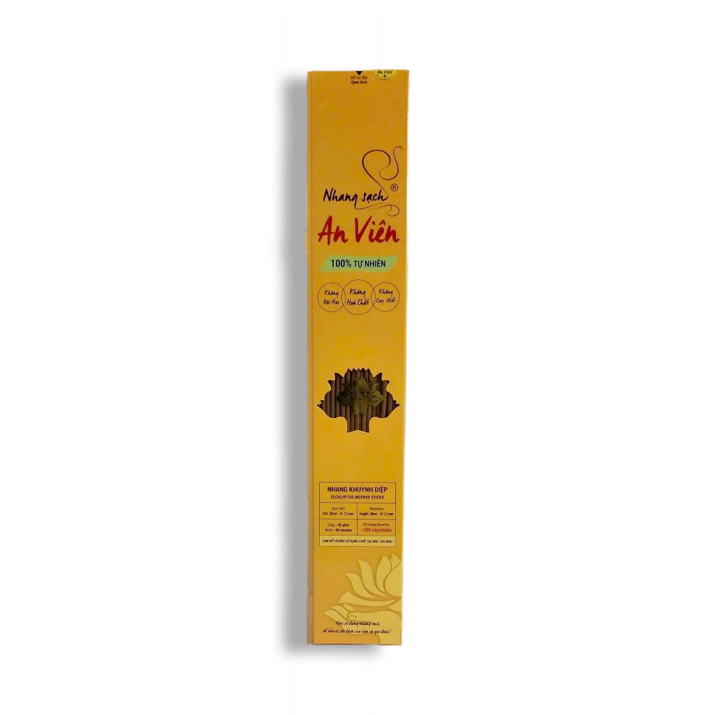 Nhang khuynh diệp An Viên 4 tấc (hộp 250 cây) - K4H250