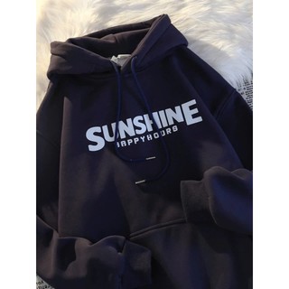Áo hoodie khoác nỉ nam nữ unisex tay bồng form to rộng chất liệu nỉ bông dày dặn KONOVA