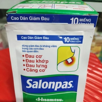 TPBVSK 5 gói x 10 miếng cao dán Salonpas