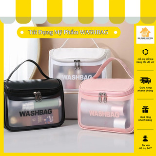 Túi Đựng Mỹ Phẩm WASHBAG , Túi Có Ngăn Khô Ứớt Riêng Biệt  , Đựng Đồ Trang Điểm Du Lịch Túi Lưu Trữ Túi Giặt