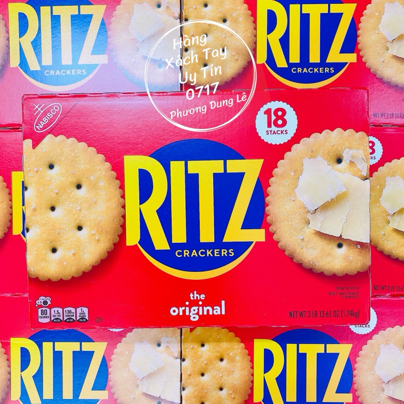 Bánh Ritz crackers the Original bánh quy ritz 1.74kg thùng 18 lốc hàng ...