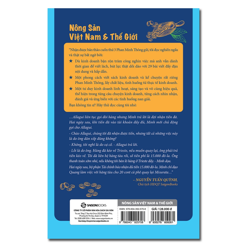 Ảnh SÁCH - Nông Sản Việt Nam & Thế Giới - Tác giả Phan Minh Thông 2