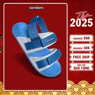 Giày Sandal Nữ Quai Ngang Đế Êm Chống Trơn, Dây Dù, S5 Xanh Đại Dương Size 36-40 – SandanI