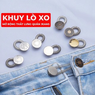 NÚT LÒ XO MỞ RỘNG EO QUẦN JEANS | SET 10 CÁI | KHUY CO GIÃN LINH HOẠT KHÔNG CẦN MAY TIỆN LỢI