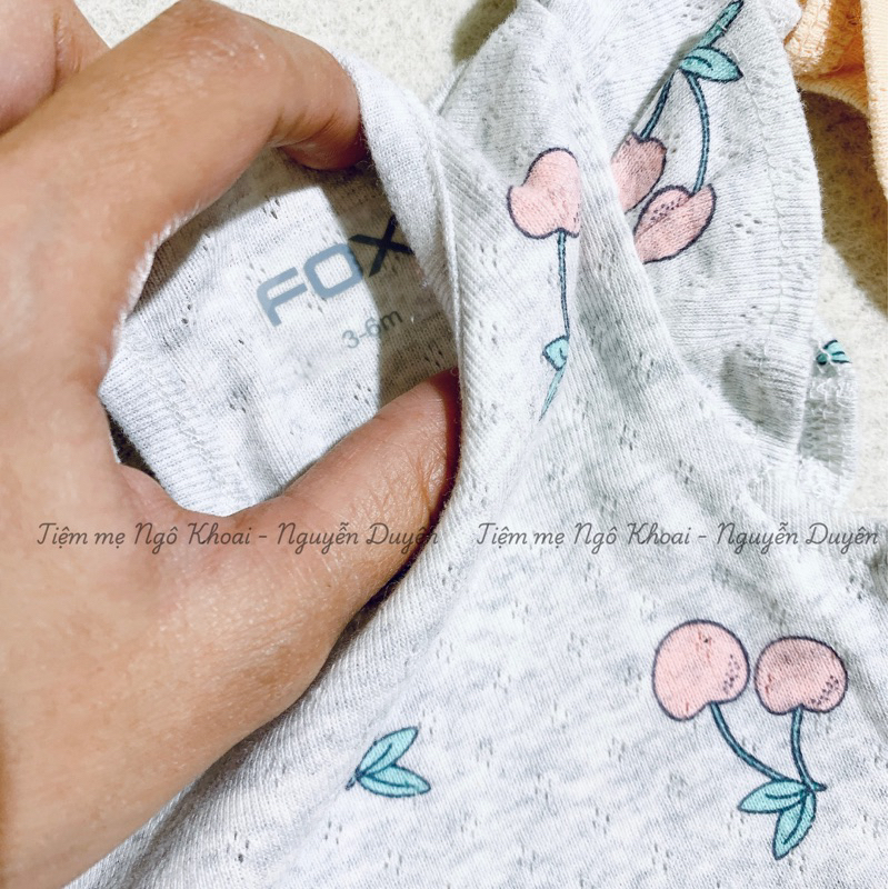 [MD180]❤️FOX❤️Bodysuit/ áo liền thân cánh tiên chất liệu thông hơi mềm mát cho bé yêu