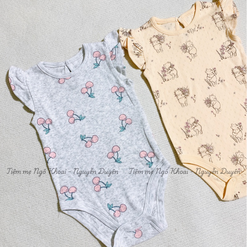 [MD180]❤️FOX❤️Bodysuit/ áo liền thân cánh tiên chất liệu thông hơi mềm mát cho bé yêu