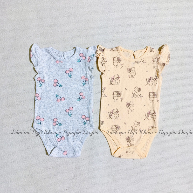[MD180]❤️FOX❤️Bodysuit/ áo liền thân cánh tiên chất liệu thông hơi mềm mát cho bé yêu
