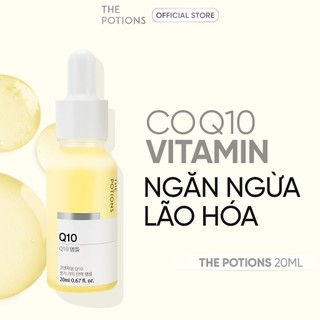 Serum Thúc Đẩy Collagen Serum Chống Lão Hóa, Trắng Da THE POTIONS Q10 AMPOULE 20ML Làm Mờ Vết Thâm