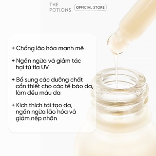 Serum Thúc Đẩy Collagen Serum Chống Lão Hóa, Trắng Da THE POTIONS Q10 AMPOULE 20ML Làm Mờ Vết Thâm