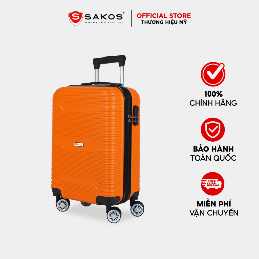 Ảnh Vali Kéo Nhựa Du Lịch STARGO LUJOSO Z22 - Size S (20inch)/ Xách Tay (Cabin) - Khóa Số - Nhựa ABS 1