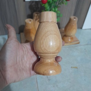 Bình decor, bình gỗ trang trí siêu dễ thương làm từ gỗ tự nhiên