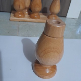 Bình decor, bình gỗ trang trí siêu dễ thương làm từ gỗ tự nhiên