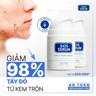 Tinh chất làm lạnh, p.hục h.ồi, sử.a ch.ữa da SOS SERUM Anh [SOS SERUM]