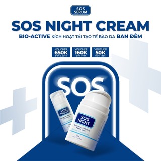 [SOS SERUM] Kem dưỡng da ban đêm phục hồi, tái tạo SOS NIGHT