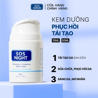 [SOS SERUM] Kem dưỡng da ban đêm phục hồi, tái tạo SOS NIGHT