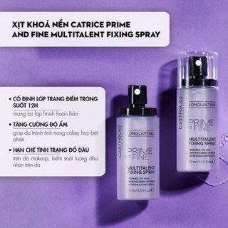 Xịt Khoá Nền Trang Điểm Oil-Control Matt Fixing Spray & Prime And Fine Multitalent Fixing Spray (50ml/chai)