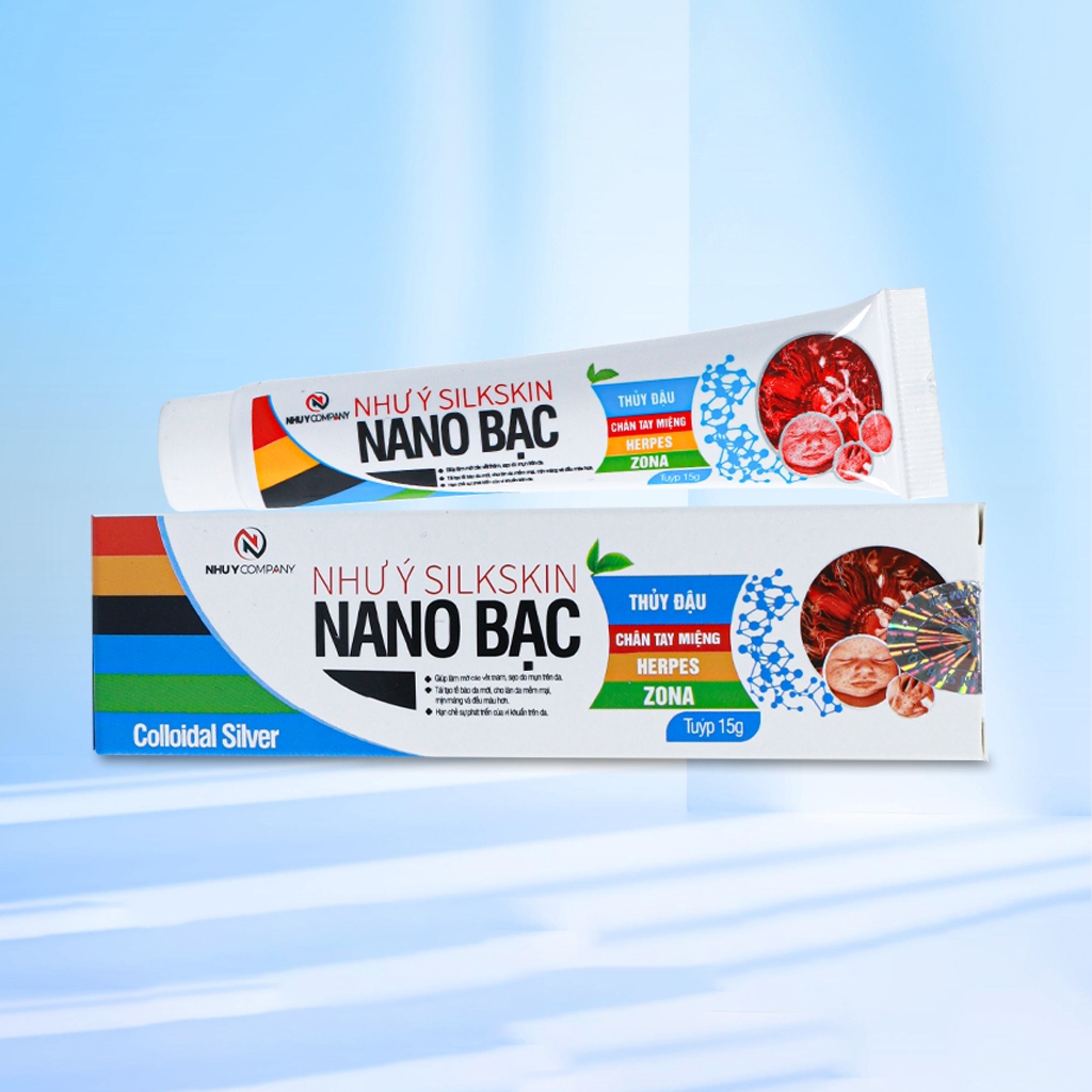 Kem bôi Như Ý Silkskin Nano bạc (Hộp 1 Tuýp 15gr)