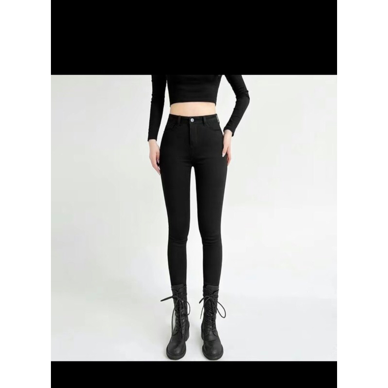 Quần Legging nữ dài cạp cao có túi 1 cúc khóa kéo công sở co giãn gen bụng vải dày Umi ôm dáng