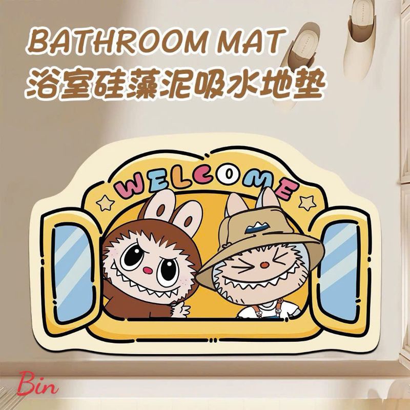 thảm chân họa tiết labubu nghộ nghĩnh