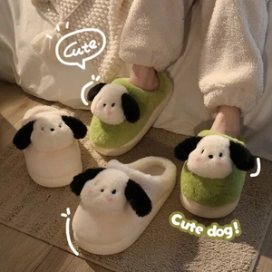 dép bông hình cún con ngộ nghĩnh