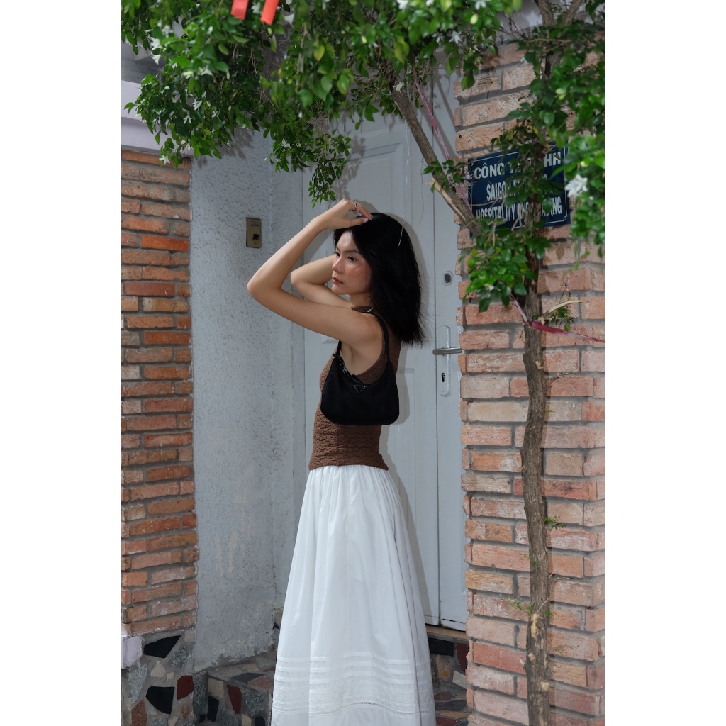 SUNDAY - COFFE BEAN BASIC TANK - Áo Thun Basic Ren.