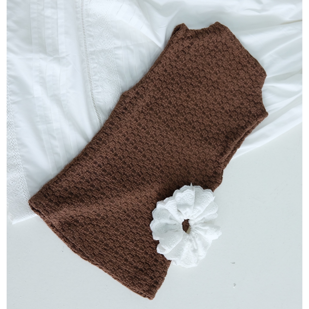 SUNDAY - COFFE BEAN BASIC TANK - Áo Thun Basic Ren.