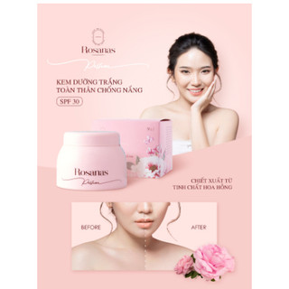 KEM DƯỠNG TRẮNG DA CHỐNG NẮNG TOÀN THÂN ROSANAS NO.2 150g