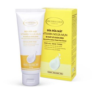 One Today Gold Sữa Rửa Mặt Vitamin Ngừa Mụn, Se khích lỗ chân lông 100g