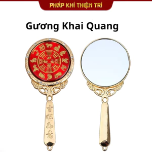 Gương Đồng Khai Quang Đạo Giáo Trấn Trạch Hóa Giải Phong Thủy 13