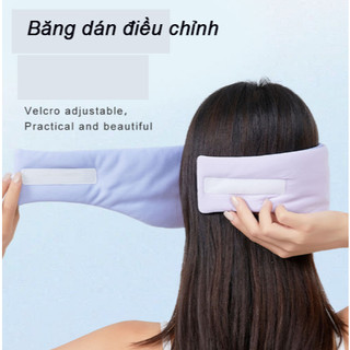 Bịt tai mắt ngủ, che tai mắt ngủ  2 Mặt chất liệu nhung Lụa