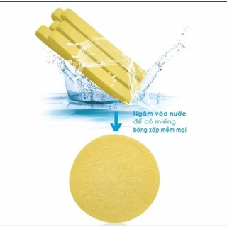 BÔNG BỌT BIỂN RỬA MẶT 6 QUE  MIRA(6 CÁI )B758