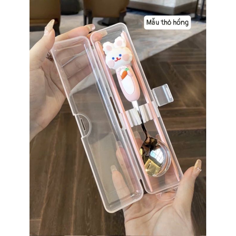 bộ thìa đũa hình động vật đáng yêu cho bé❤️❤️