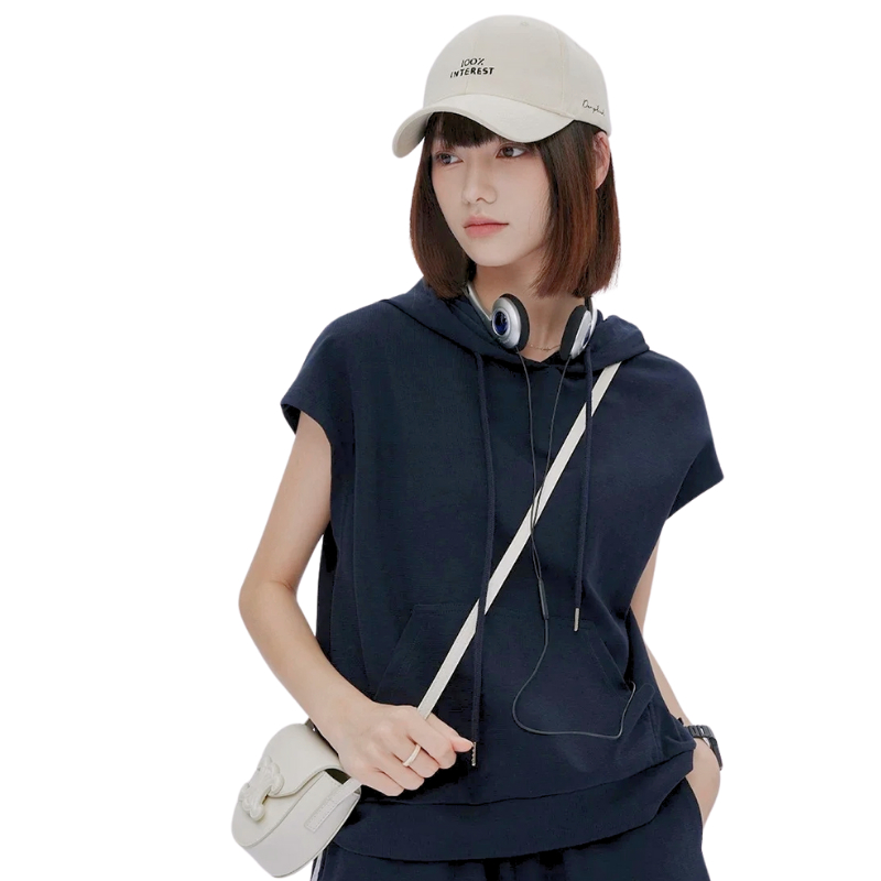 40-120KG Áo Hoodie Tanktop Nam Nữ Bigsize - Áo Ghi Lê Mũ To Cá Tính- MÃ 15