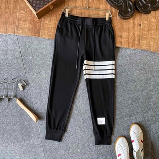 Quần dài nam sọc kẻ ngang thời trang 5 size 40-68kg,quan jogger ống bo thể thao mặc nhà tập gym chạy bộ K1