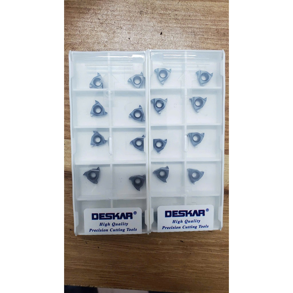 ( 0,5-1,5mm) Mảnh chíp tiện ren trong / ren ngoài Deskar SIZE 11 11IR AG60 11ERAG60
