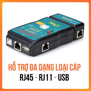 Bộ Test Cáp Mạng Đa Năng SY-168 RJ45 RJ11 USB – Kiểm Tra Cáp Mạng, Cáp Điện Thoại, USB Chính Xác