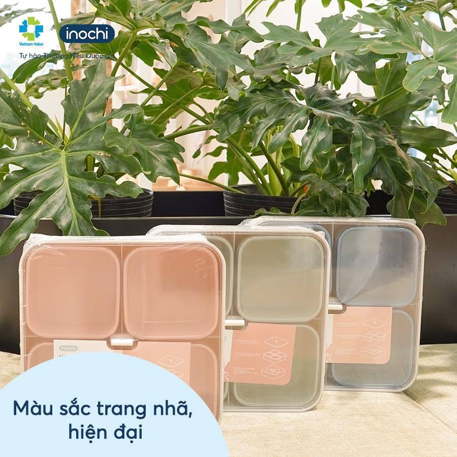 Hộp mứt đựng bánh kẹo Tết Inochi đa dạng mẫu loại tròn, vuông và hoa xinh xắn