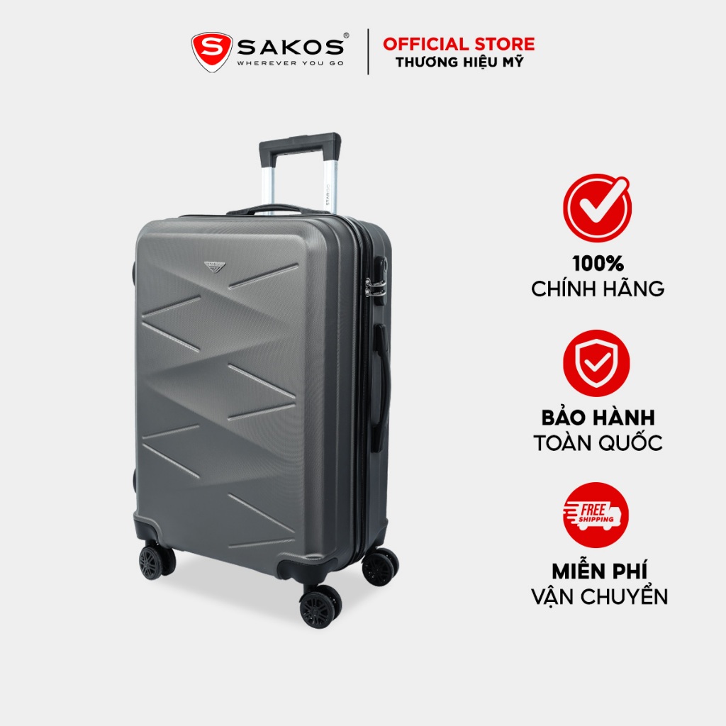 Ảnh Vali Kéo Nhựa Du Lịch STARGO SYMMETRY Z26 - Size M (24inch)/ Ký Gửi (Trung) - Khóa Số - Nhựa ABS 1
