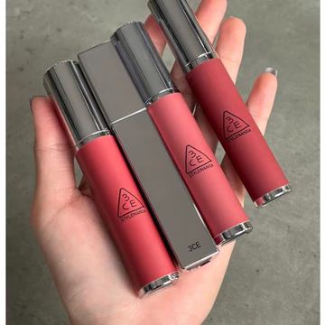 Son Kem Lì 3CE Hazy Lip Clay 4g COMMON STRANGER PAINTINGCOT HIPAMINE WHIP RED TYPEGIRL MAUVBROWN CHERRY FLUFF