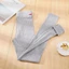 Quần legging len tăm co giãn màu trơn ghi xám đen dáng ôm body thon gọn chân QLG001 - Tiktik