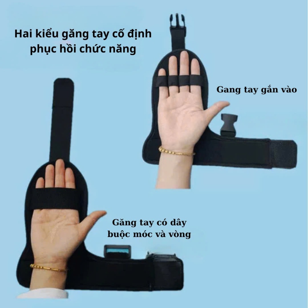 Găng tay hỗ trợ luyện tập phục hồi bàn tay, Găng tay cố định tập luyện cho người lớn