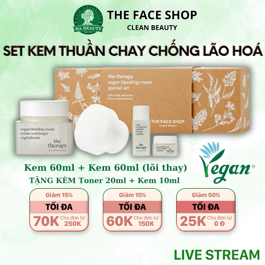 [THE FACE SHOP] TFS THE THERAPY VEGAN MOISTURE SUN PACT
