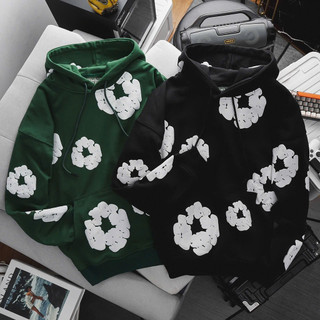 Áo Hoodie Denim Tears nam nữ Unisex, Áo nỉ bông dày dặn, Cotton Wreath Hoodie cao cấp form rộng