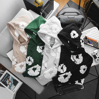 Áo Hoodie Denim Tears nam nữ Unisex, Áo nỉ bông dày dặn, Cotton Wreath Hoodie cao cấp form rộng