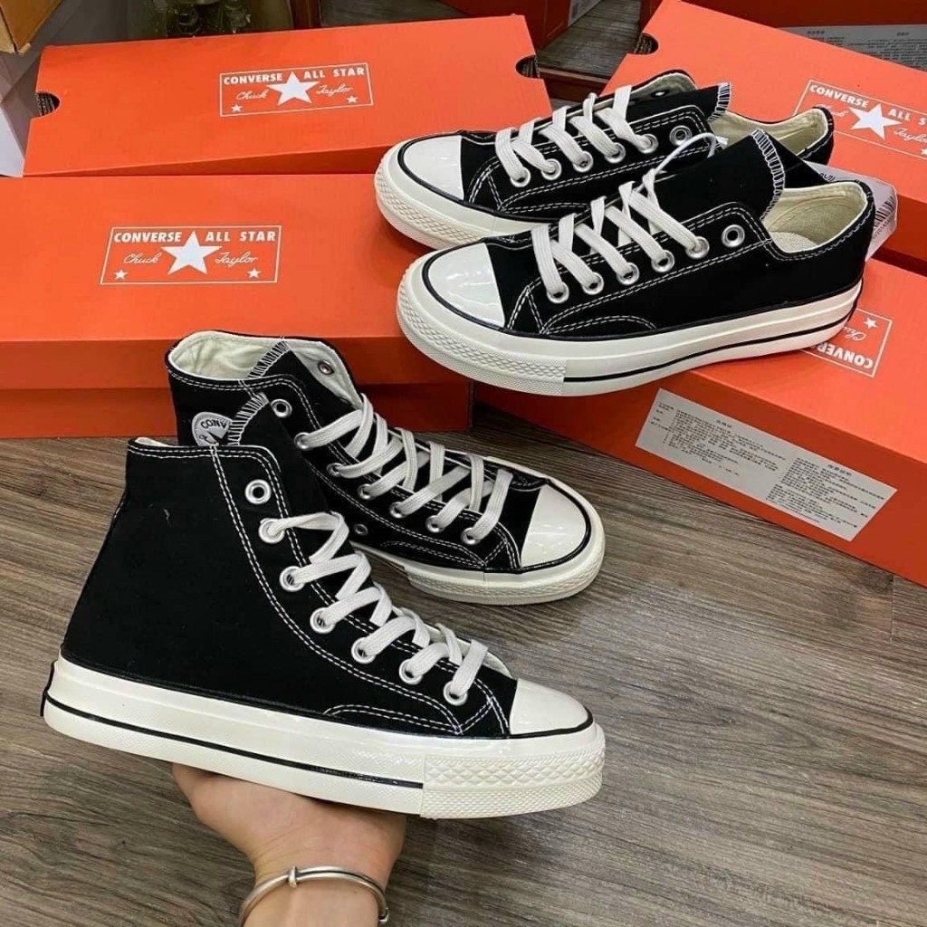Giày Conver_Chuck Taylor 1970s, Giày Convers 1970s Cổ Cao Thấp Chuẩn S.Cấp Full Box (CÓ HỖ TRỢ ĐỔI SIZE)