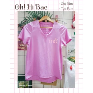 Áo thun thể thao nữ cổ tim