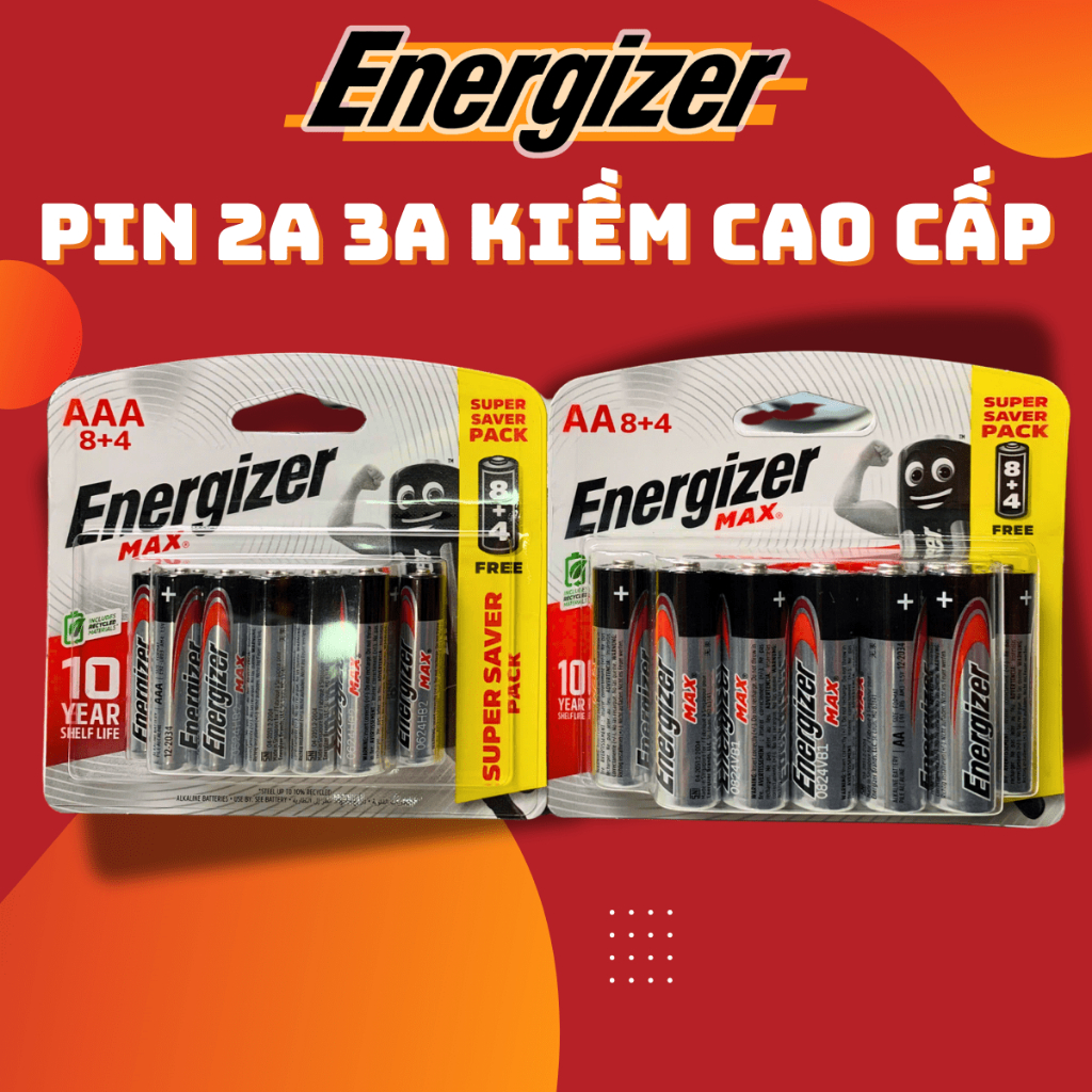 Pin AAA Energizer giá tốt Tháng 8, 2026 | Mua ngay | Shopee Việt Nam