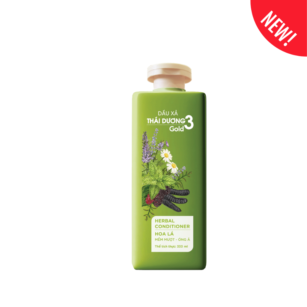 Ảnh Mua 1 Dầu gội Thái Dương 3 Hoa Lá Gold chai 500ml tặng tube 7 Plus Gold 50g 4