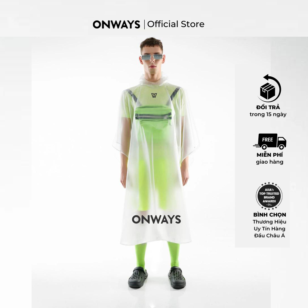 ONWAYS Áo Mưa Thể Thao Mỏng Nhẹ, Trong Suốt Trendy WANT IT GET IT ...